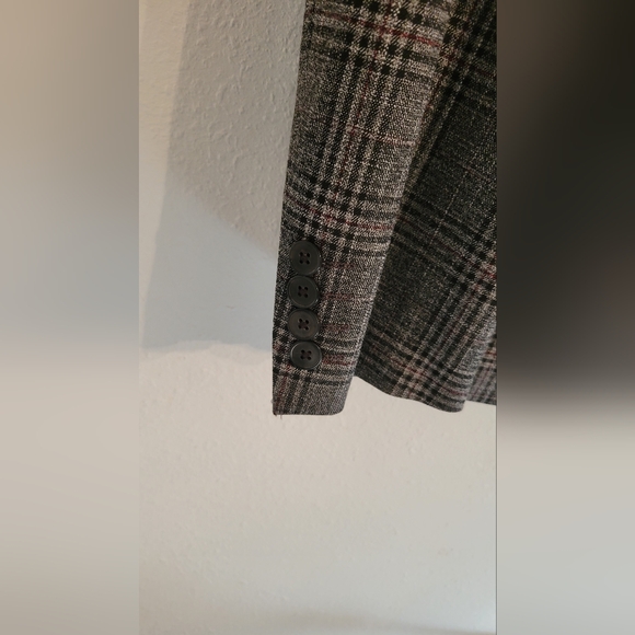 Bar III Men's Slim Fit Sports Coat | Size: 38S | Color: Brown/Gray - Picture 6 of 7